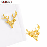 Deer Cufflinks For French Shirt Mens Groom Jewelry