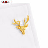Deer Cufflinks For French Shirt Mens Groom Jewelry