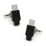 Men's USB Cuff Links Brass Material Flash Disk Cufflinks