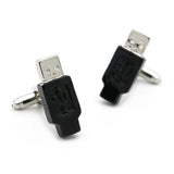 Men's USB Cuff Links Brass Material Flash Disk Cufflinks