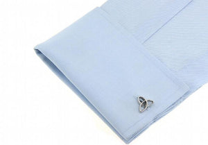 Silver Copper Business Style Cuff Links for Men