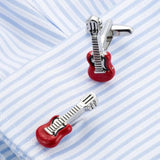 French Shirt Gemelos Guitar Cufflink Men Jewelry Cuff links 782