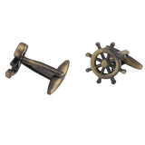 Vintage Copper Anchor Cufflinks Men's Jewelry Gift