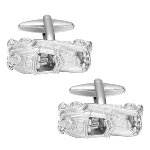 Clock Cufflink Set for Men Shirt Studs Button
