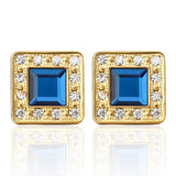 Crystal Crown Cufflinks for Men