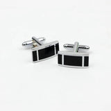 Vintage Metal Cufflinks Square Round Cuff-link Men Sleeve Button