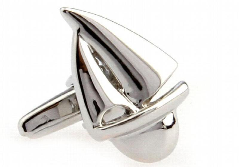Anchor Sailing Cufflinks for Men Shirt