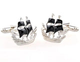 Anchor Sailing Cufflinks for Men Shirt