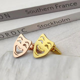 Personalized Mens Shirt Mask Cufflinks for Father Wedding Gift