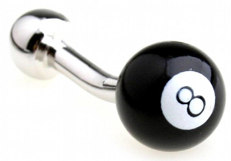 Snooker Cufflink Set - Men's Novel Cufflink Supply