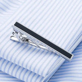 Bonito Stone Cufflinks Tie Clip 3Pcs Set Classic Clasp Necktie Tie Bar