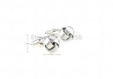 iGame Supply Metal Knot Cuff Links Brass Dull Polish