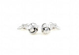 iGame Supply Metal Knot Cuff Links Brass Dull Polish