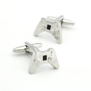 iGame Cartoon Cuff Links Brass GamePad Cufflinks Men Gift