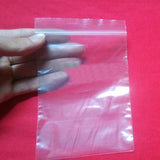 100pcs Bone Transparent Plastic Bags Ziplock Clear Pouches