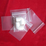 100pcs Bone Transparent Plastic Bags Ziplock Clear Pouches