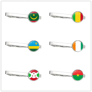 African National Flag Tie Clip for Men