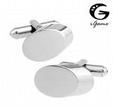 Men's Engravable Oval Style Copper Cuff Links