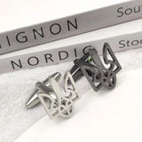 Custom Ukraine Tryzub Stainless Steel Cufflinks for Men
