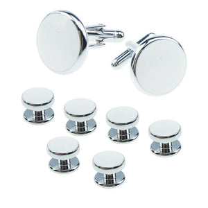Sea Shell Copper Mens Cuff Link Studs Set French Style Cufflinks