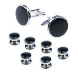 Sea Shell Copper Mens Cuff Link Studs Set French Style Cufflinks