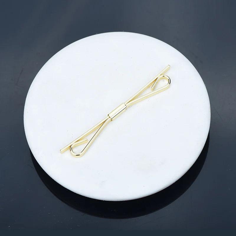 Copper Metal Line Collar Clip Unisex Suit Shirt Accessories