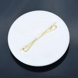 Copper Metal Line Collar Clip Unisex Suit Shirt Accessories