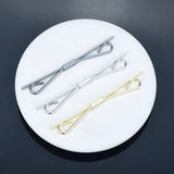 Copper Metal Line Collar Clip Unisex Suit Shirt Accessories