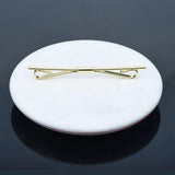 Copper Metal Line Collar Clip Unisex Suit Shirt Accessories