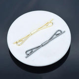 Copper Metal Line Collar Clip Unisex Suit Shirt Accessories