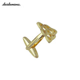 Stainless Steel Triskele Triskelion Celtics Knot Symbol Cufflinks