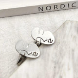 Custom Mens Shirt Mask Cufflinks for Wedding Gift