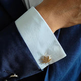 Maple Leaf Cufflinks French Suit Cufflink Stainless Steel Jewelry