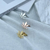 Maple Leaf Cufflinks French Suit Cufflink Stainless Steel Jewelry
