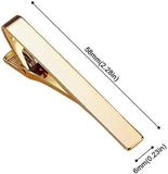 Gold&Black Plated Tie Bar for Men Button Accessory