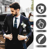 Crystal Cufflink & Tie Clip Set for Men Business Shirts