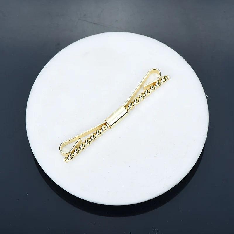 60mm Copper Metal Rope Collar Clip Men's Unisex Suit Shirt Accessories