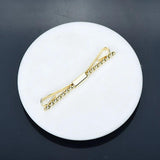 60mm Copper Metal Rope Collar Clip Men's Unisex Suit Shirt Accessories