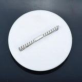 60mm Copper Metal Rope Collar Clip Men's Unisex Suit Shirt Accessories