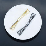 60mm Copper Metal Rope Collar Clip Men's Unisex Suit Shirt Accessories