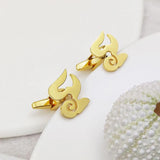 Albanian Eagle Cufflinks Stainless Steel Men's Suit Shirt Ornaments