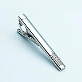 Silver Plated Men's Clip on Ties French Tuxedo Accessory