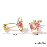 Purple Zircon French Cufflinks for Men & Women