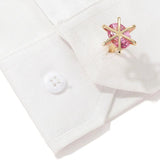 Purple Zircon French Cufflinks for Men & Women
