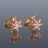 Purple Zircon French Cufflinks for Men & Women