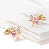 Purple Zircon French Cufflinks for Men & Women