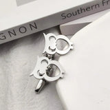 Stainless Steel Owl Cufflinks for Men