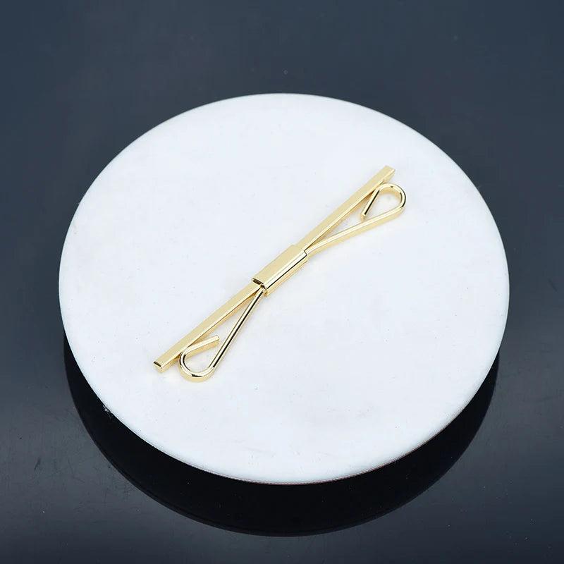 Brass Triangle Shirt Collar Clip Clasps Men's Unisex Suit Shirt Accessories