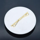 Brass Triangle Shirt Collar Clip Clasps Men's Unisex Suit Shirt Accessories
