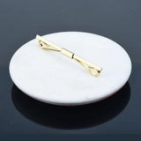 Brass Triangle Shirt Collar Clip Clasps Men's Unisex Suit Shirt Accessories